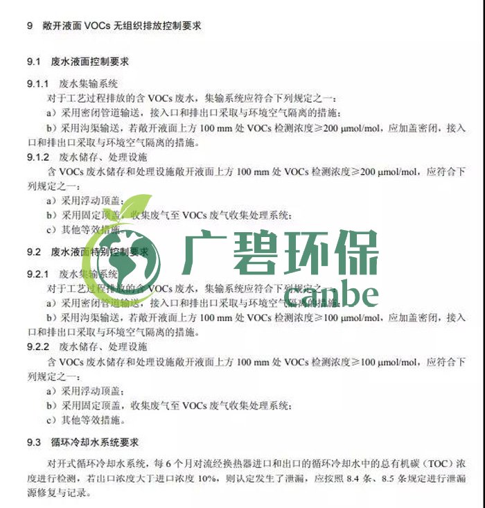 《揮發性有機物無組織排放控制標準》2019年7月1日正式實施(圖9)