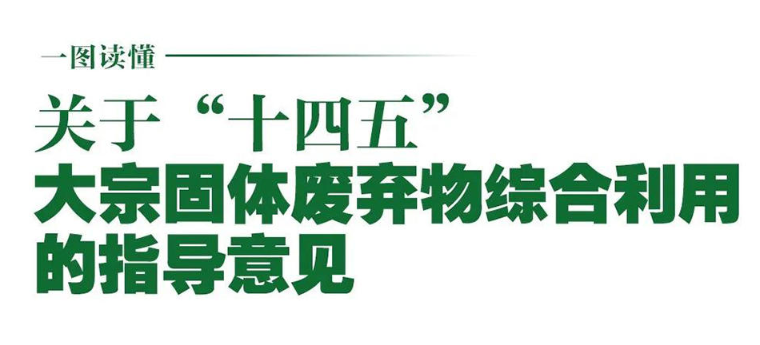 國家發改委等10部門聯合發布《關于“十四五”大宗固體廢棄物綜合利用的指導意見》